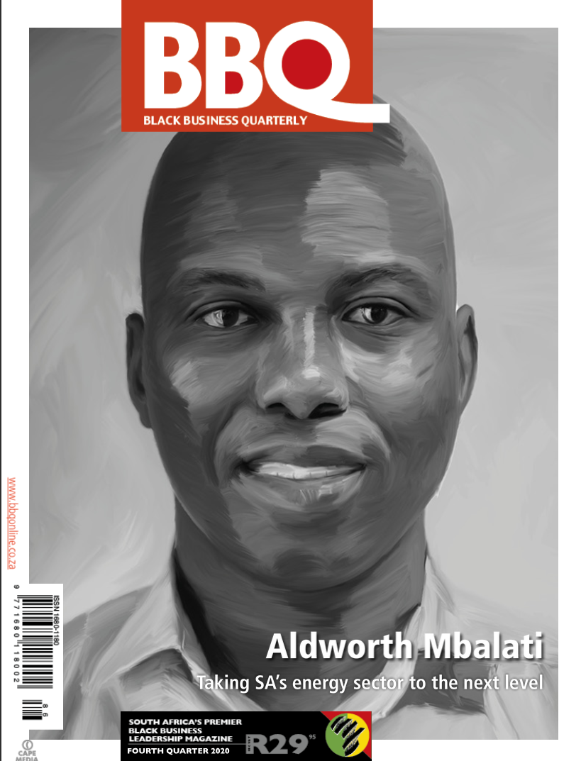 Aldworth Mbalati DNG Energy features Black Business Quarterly magazine